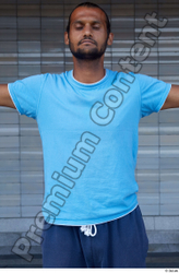 Upper Body Man White Casual Slim Street photo references